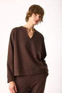 Kadın Marlin Sweatshirt - Kahverengi