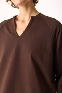 Kadın Marlin Sweatshirt - Kahverengi