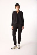 Kadın Marlin Sweatshirt - Siyah