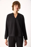 Kadın Marlin Sweatshirt - Siyah