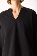 Kadın Marlin Sweatshirt - Siyah