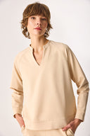 Kadın Marlin Sweatshirt - Taş