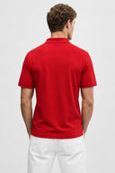 Martin Slim Fit Polo Yakalı Pike Tişört- %100 Pamuk Bordo