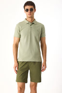 Erkek Martin Slim Fit Polo Yakalı Pike Tişört - Ada Çayı
