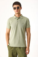 Erkek Martin Slim Fit Polo Yakalı Pike Tişört - Ada Çayı