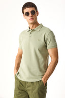 Erkek Martin Slim Fit Polo Yakalı Pike Tişört - Ada Çayı