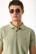 Erkek Martin Slim Fit Polo Yakalı Pike Tişört - Ada Çayı