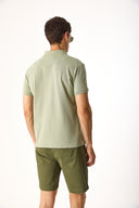 Erkek Martin Slim Fit Polo Yakalı Pike Tişört - Ada Çayı