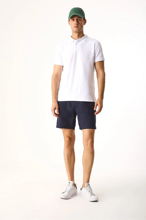 Martin Slim Fit Polo Yakalı Pike Tişört-Beyaz