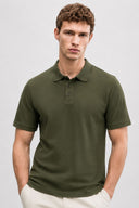 Martin Slim Fit Polo Yakalı Pike Tişört-Haki