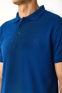 Erkek Martin Slim Fit Polo Yakalı Pike Tişört - Lacivert