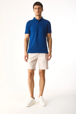Martin Slim Fit Polo Yakalı Pike Tişört-Lacivert