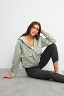 Kadın Meggy Kapüşonlu Rüzgarlık Ceket - Ada Çayı