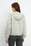 Kadın Meggy Kapüşonlu Rüzgarlık Ceket - Ada Çayı