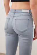 Kadın Mila Blue Grey Boyfriend Jean Pantolon - Blue Grey