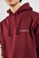 Erkek Mindset Baskılı Sweatshirt - Bordo