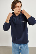 Erkek Mindset Baskılı Sweatshirt - Lacivert