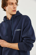 Erkek Mindset Baskılı Sweatshirt - Lacivert