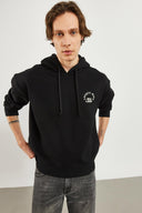 Erkek New Look Baskılı Sweatshirt - Siyah