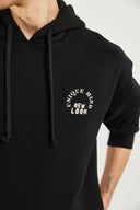 Erkek New Look Baskılı Sweatshirt - Siyah