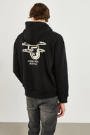 Erkek New Look Baskılı Sweatshirt - Siyah