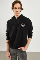 Erkek New Look Baskılı Sweatshirt - Siyah