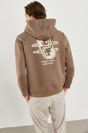 Erkek New Look Baskılı Sweatshirt - Vizon