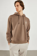 Erkek New Look Baskılı Sweatshirt - Vizon