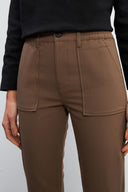 Kadın Norah Beli Lastikli Smart Gabardin Pantolon - Vizon
