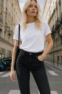 Kadın Norah Black Beli Lastikli Lyocell Jean Pantolon-Black