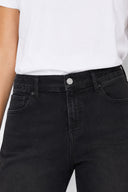 Kadın Norah Black Beli Lastikli Lyocell Jean Pantolon-Black