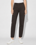 Norah Brown Beli Lastikli Jean Pantolon-Brown