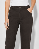 Norah Brown Beli Lastikli Jean Pantolon-Brown
