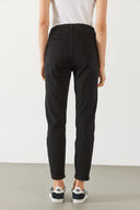 Kadın Norah Carbon Black Beli Lastikli Jean Pantolon - Carbon Black