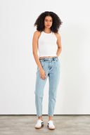 Kadın Norah Ice Blue Beli Lastikli Jean Pantolon - Ice Blue