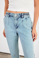 Kadın Norah Ice Blue Beli Lastikli Jean Pantolon - Ice Blue