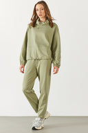 Kadın Norah Rahat Kesim Eşofman Altı - Ada Çayı