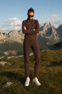 Norah Rahat Kesim Eşofman Altı-Kahverengi