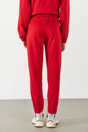 Kadın Norah Rahat Kesim Eşofman Altı - Kırmızı