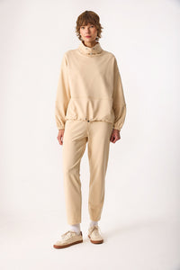 Kadın Norah Rahat Kesim Eşofman Altı - Taş