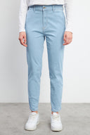 Kadın Norah Sky Blue Beli Lastikli Jean Pantolon - Sky Blue