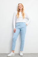 Kadın Norah Sky Blue Beli Lastikli Jean Pantolon - Sky Blue
