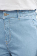 Kadın Norah Sky Blue Beli Lastikli Jean Pantolon - Sky Blue