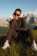 Norah Yakası Detaylı Regular Fit Sweatshirt-Kahverengi