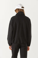 Norah Yakası Detaylı Regular Fit Sweatshirt-Siyah