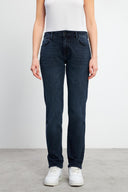 Kadın Petra Blue Black Boyfriend Jean Pantolon - Blue Black