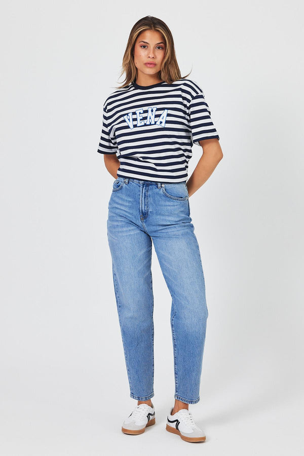 Kadın Petra Sky Blue Boyfriend Jean Pantolon