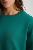 Kadın Plant Baskılı Sweatshirt - Orman