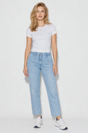 Kadın Marla Sky Blue Yüksek Bel Slouchy Jogger Pantolon-Sky Blue