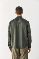 Erkek Regular Fit Lyocell Gömlek %100 Lyocell - Haki